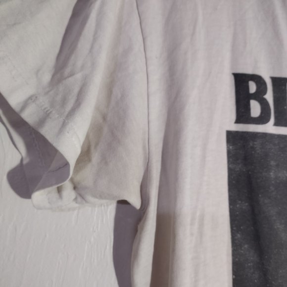 Vintage 80's Black Flag Shirt Size Large Distressed - Picture 4 of 6